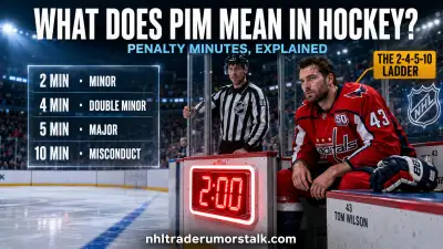 PIM explained: the 2-4-5-10 ladder of NHL penalty minutes, Williams's 3,971 career mark and Schultz's 472 single-season