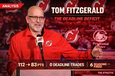 Tom Fitzgerald fired as New Jersey Devils general manager after three-season decline from franchise-record 112 points