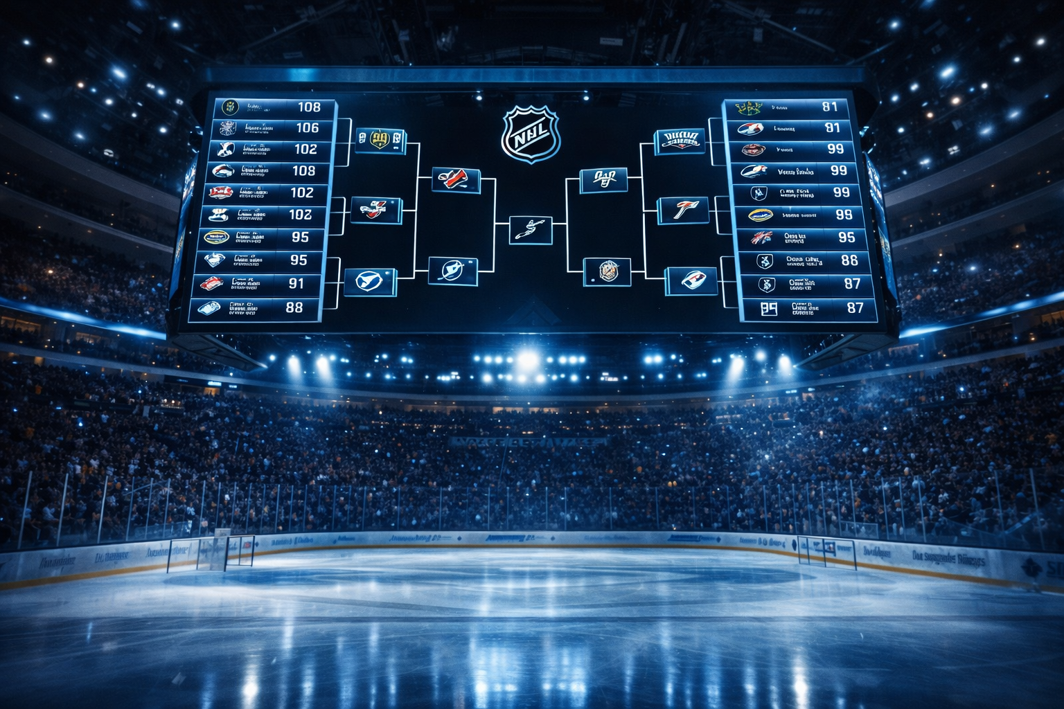 NHL Standings 2025-26 Season Complete Playoff Race and Conference Rankings