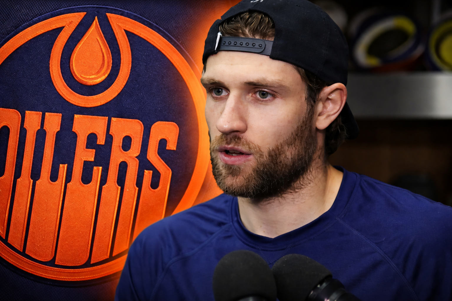 Leon Draisaitl on the Edmonton Oilers bench during the 2025-26 NHL regular season at Rogers Place