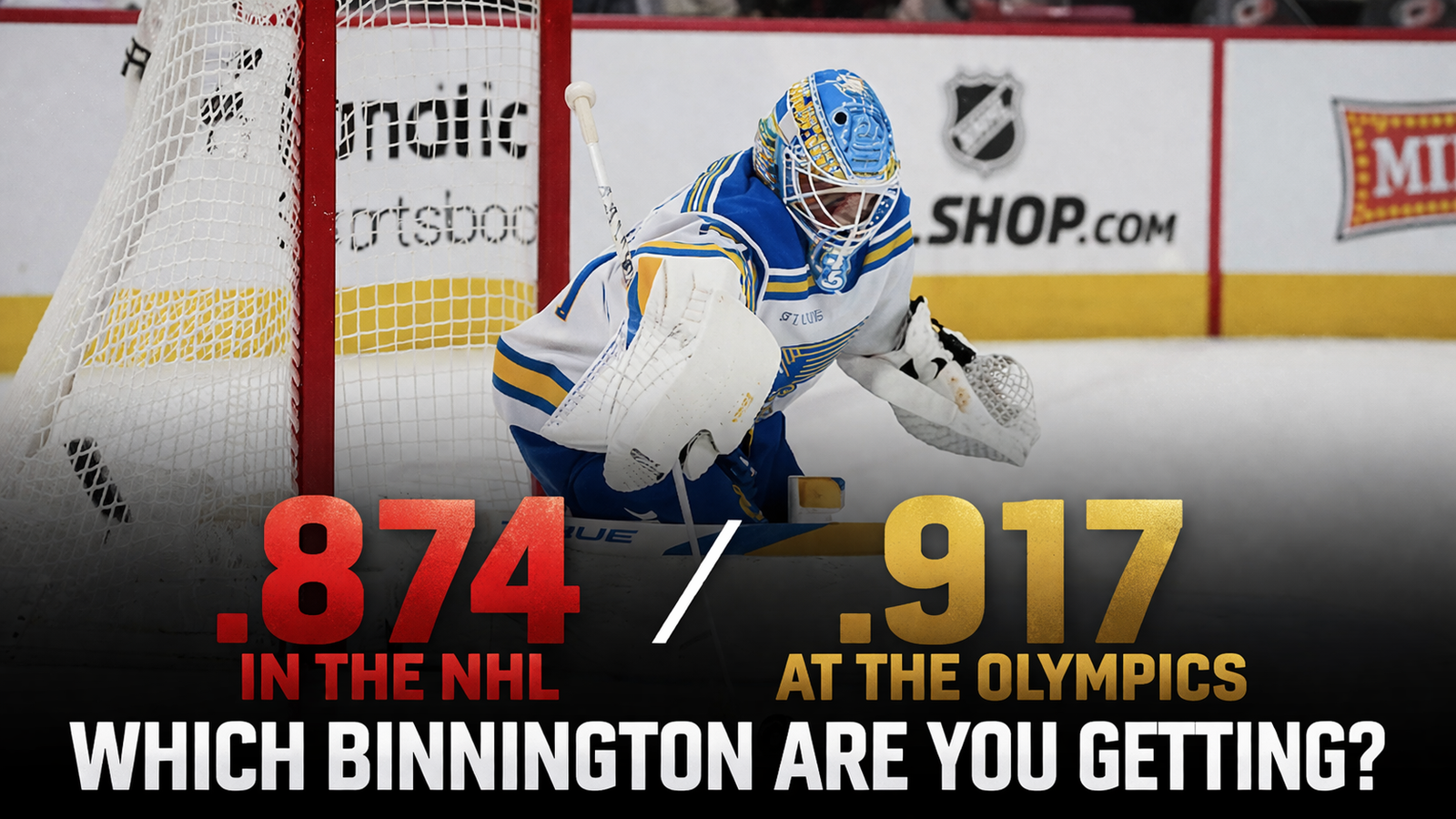 Jordan Binnington St. Louis Blues trade rumors 2026 offseason Two-Jersey Goalie